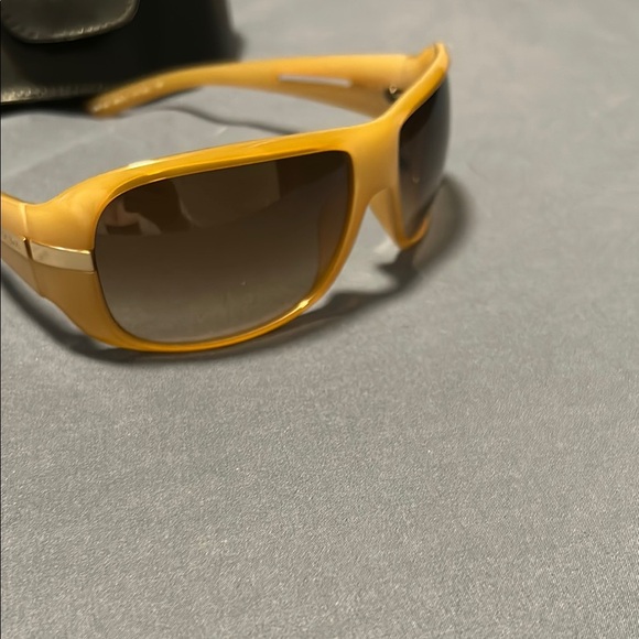 Prada Mustard Sunglasses with Black Case - Picture 4 of 7